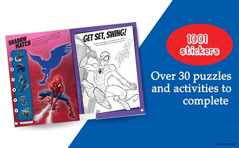Buy Marvel Spider-Man 1001 Stickers Book | Many Activities with Marvel ...