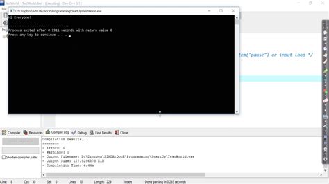 Image result for Comment Executer Un Code Avec Devc