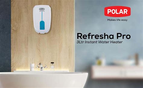 Buy Polar Refresha Pro 3KW Instant Water Heater - 3 Litre | Geyser with ...