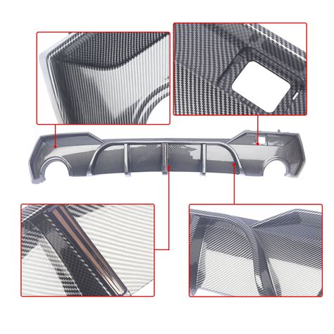 Buy NINTE Rear Diffuser for 2021 2022 BMW 4 Series G22 G23 M-Sport With ...