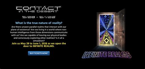 2026 Archives - Contact in the Desert | The Largest UFO Conference in ...