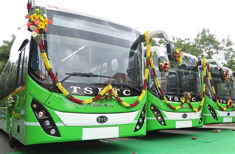 Olectra Greentech supplies electric buses to Telangana State | Autocar ...