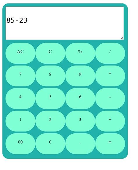 Image result for Virtual Calculator CSS