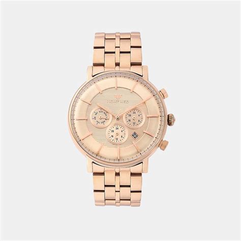 Men Quartz Rose Gold Dial Chronograph Metal Watch 1055C-M3307 – Mont Neo