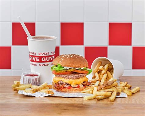 Five Guys - Burgers, Fries & Shakes - Birmingham Five Ways Menu ...