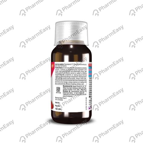 Buy Crocin 120 MG/5ML Suspension (100) Online at Flat 15% OFF | PharmEasy