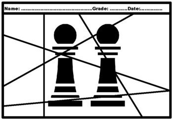 30, Games, Chess Silhouette Pop Coloring Pages school resource by Nitin ...