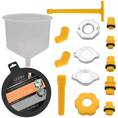 Buy LEIMO KPARTSSpill Proof Coolant Filling Funnel Kit,Coolant Funnel ...