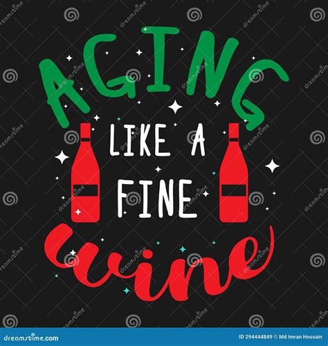 Professional Aging Like a Fine Wine T-shirt Vector Design Stock Vector ...