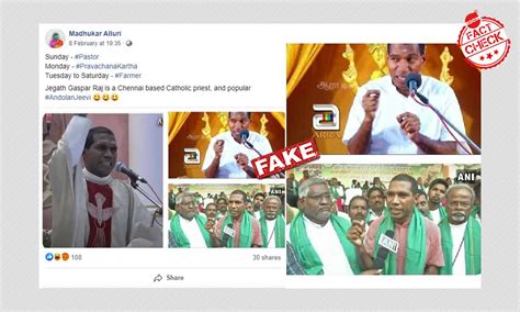 Pastor To Farmer? TN Priest's Images Viral With Fake Claim | BOOM