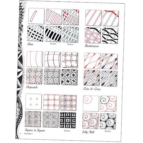 Image result for Zentangle Patterns Step by Step
