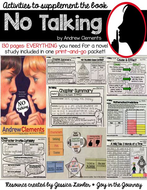 No Talking by Andrew Clements | Andrew clements, Novel studies, Upper ...