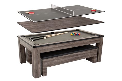 Hampton 3-in-1 Pool, Dining, & Table Tennis