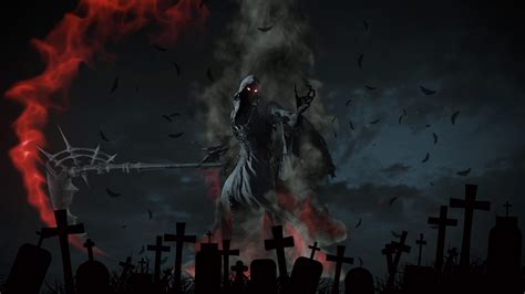 Grim Reaper Artwork Wallpaper, HD Fantasy 4K Wallpapers, Images and ...