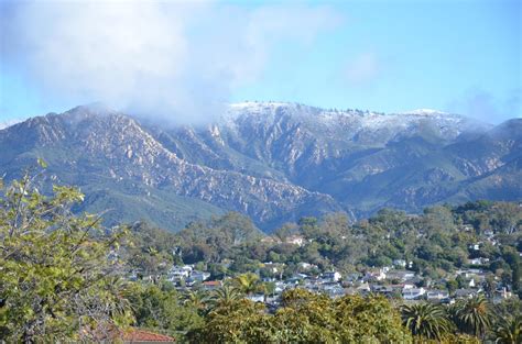 Latest Storm Dusts Santa Barbara Mountains with Snow | Local News ...