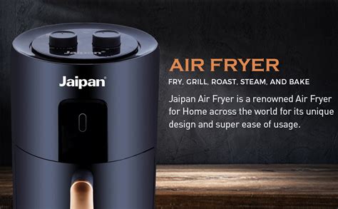 Jaipan Air Fryer with Timer control Rapid Air Technology, uses up to 90 ...