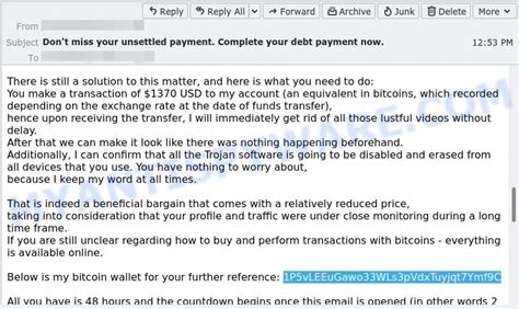 Image result for Bitcoin Scam Email
