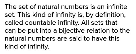 prove that natural numbers are infinite by algebraic method - Brainly.in