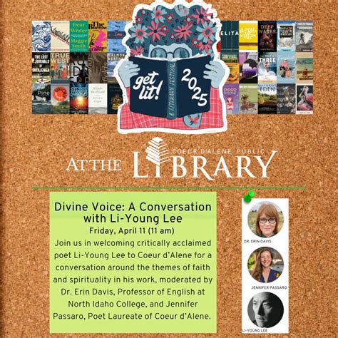 April 11 – Coeur d'Alene Public Library