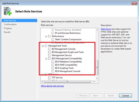IIS Manager missing in IIS 7 on Windows Server 2008