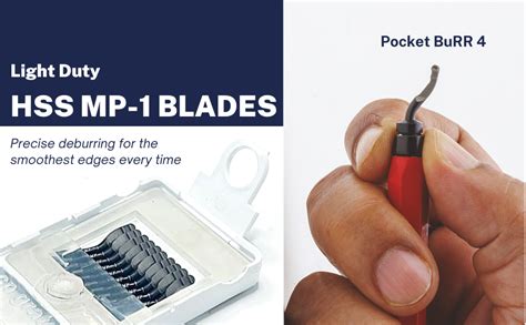 CP GRAT.EX Handheld Deburring Tool [Yellow/Black] - 3/8” Pocket Burr ...