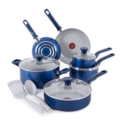 Free Shipping! T-fal Easy Care Ceramic Non-Stick, 12 Piece Pots and ...