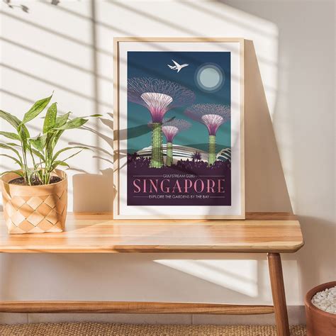 Buy Gulf Stream Singapore Travel Poster Art & Prints Online India at ...
