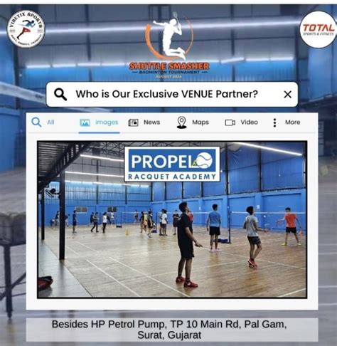 SHUTTLE SMASHER BADMINTON TOURNAMENT, Surat Smart City, 3 September to ...