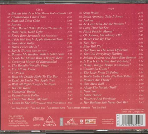 The Andrews Sisters CD: Chattanooga Choo Choo - 50 Greatest Hits (2-CD ...