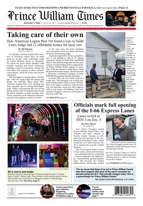 Prince William Times 12/1/2022 by Fauquier Times (52 issues) & Prince ...