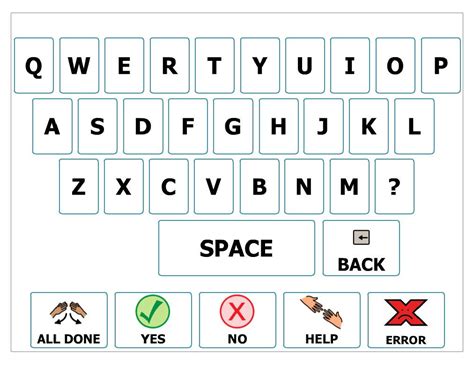 Simple Communication Board Printable 的图像结果