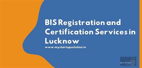 BIS Registration and Certification Consultants in Lucknow