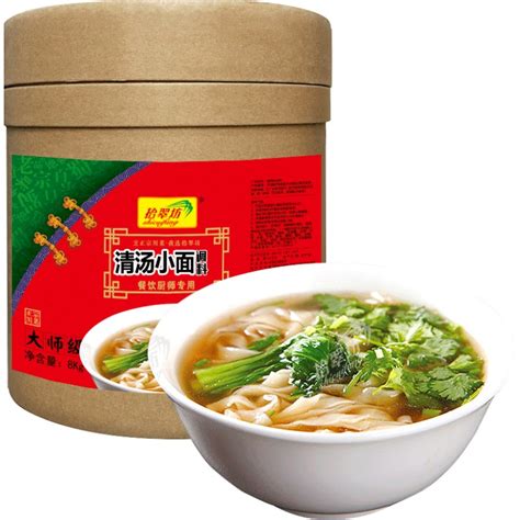 拾翠坊清汤面调料商用16斤桶装清汤粉三鲜米线煮面汤面汤料调料包_虎窝淘