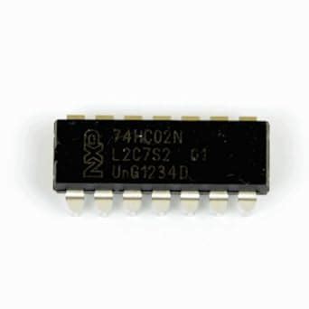 IC 74HC02 (IC 74 HC 02 HLF) Quad 2-Input NOR Gate IC (7402 IC) DIP-14 ...