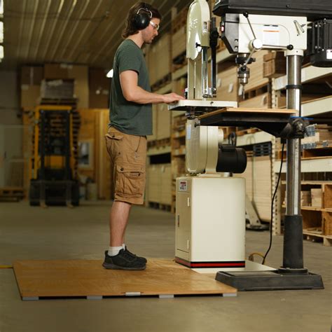 4' x 6' Sprung Ash Wood Anti Fatigue Standing Floor Mat