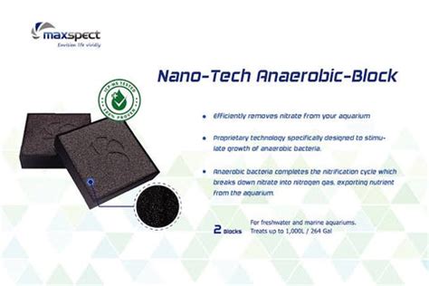 Maxspect Nano-Tech Anaerobic Blocks | Nitrate Removal – indianaquarium.com