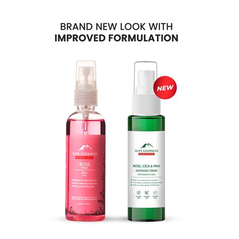 Alps Goodness Rose, Cica and PHA Toner for Sensitive Skin (110 ml)| Si