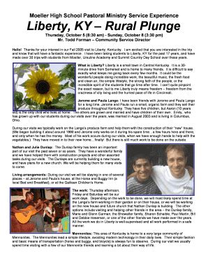 Fillable Online homepages moeller Liberty KY Service Trip - Moeller ...