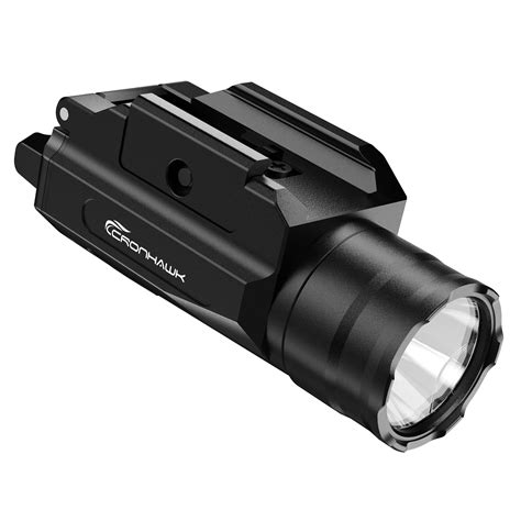 Buy 1350 Lumens Rail ed Pistol Flashlight, Rechargeable Flashlights for ...