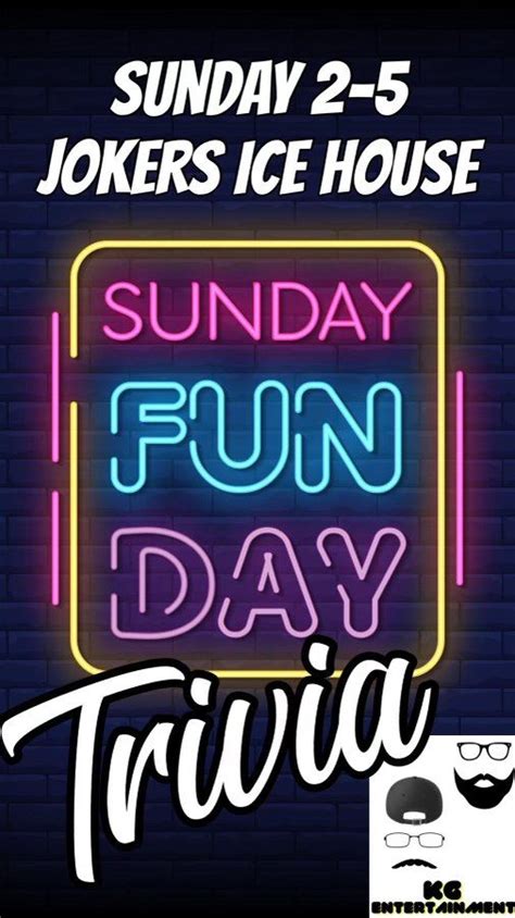 Sunday Funday Trivia , Joker's IceHouse Bar and Grill, Killeen, 2 June ...