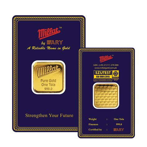 Buy 1 Tola ARY Gold Bar – Pure 24K Gold Biscuit