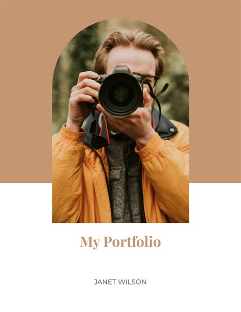 Free Acting Portfolio Template to Edit Online