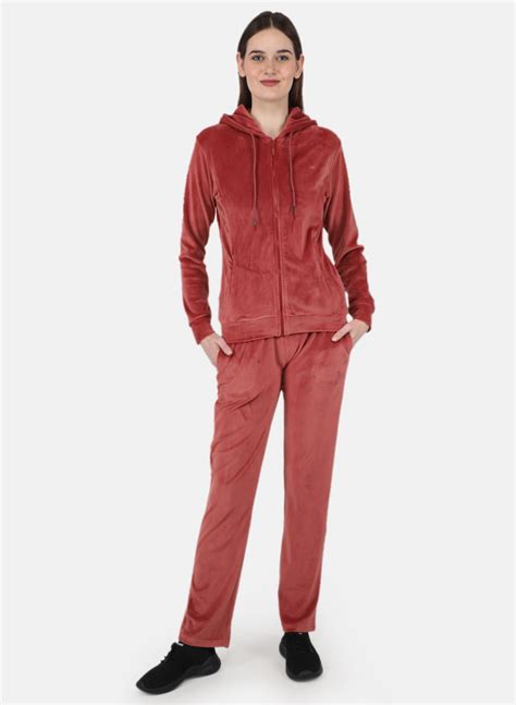 Buy Women Orange Solid Tracksuit Online in India - Monte Carlo