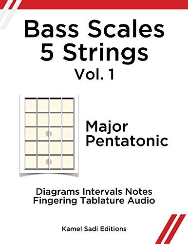 Bass Scales 5 Strings Vol. 1: Major Pentatonic eBook : Sadi, Kamel ...