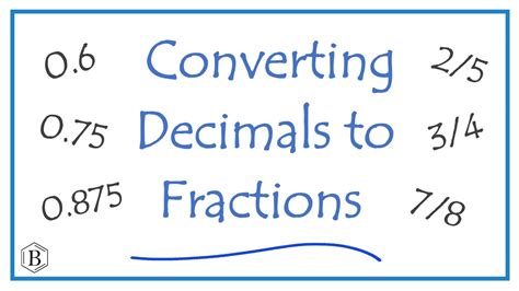 Converting Decimals To Fractions Kahoot at Maggie Dunn blog