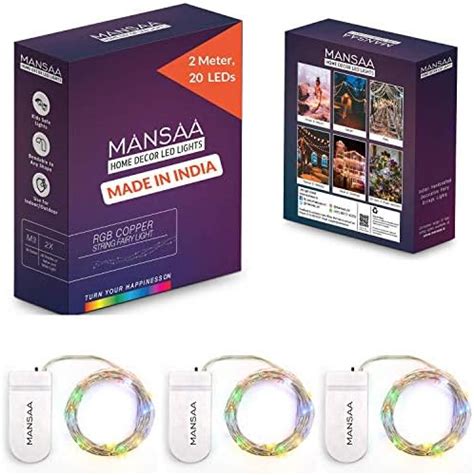 Buy MANSAA M32 Coin Cell LED String Light | 2 Meter 20 LEDs ...