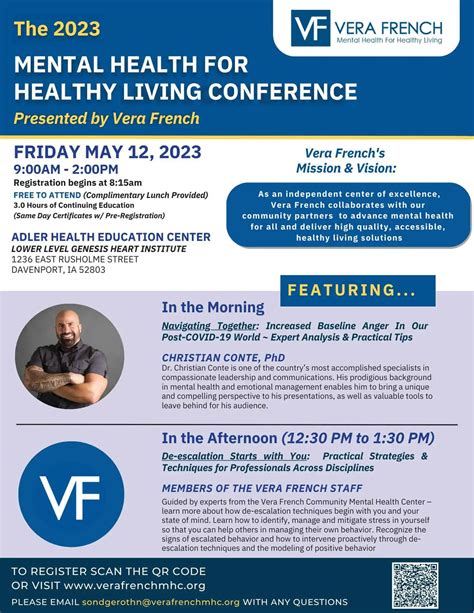2023 Mental Health For Healthy Living Conference - Vera French