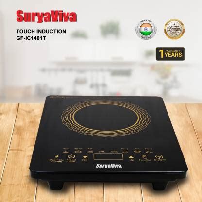 SURYAVIVA 2200 W Induction Cooktop Touch Panel - Buy SURYAVIVA 2200 W ...
