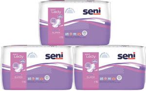 Bella Seni Lady Bladder Control Pads Super 15 Pcs (Pack of 3) Sanitary ...