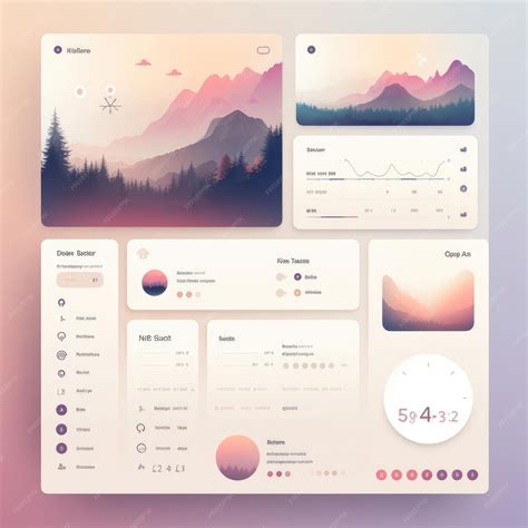 Premium AI Image | Design of User Interface kit